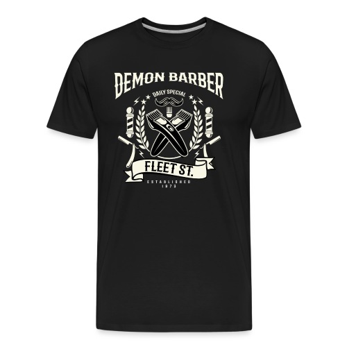 Demon Barber of Fleet Street - Men's Premium Organic T-Shirt