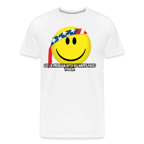 Happy Face USA - Men's Premium Organic T-Shirt
