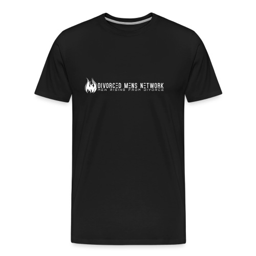 Divorced Mens Network White 01 - Men's Premium Organic T-Shirt