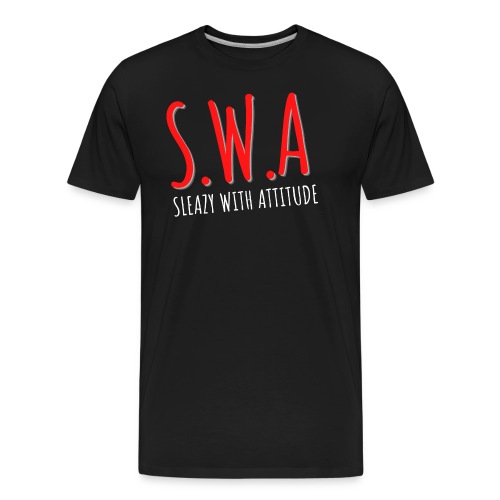 S.W.A Sleazy With Attitude - Men's Premium Organic T-Shirt