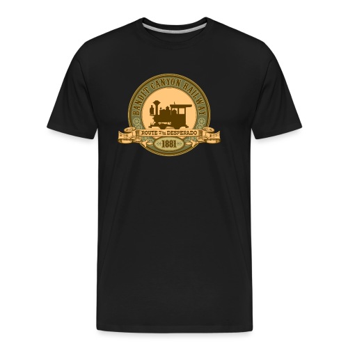 Bandit Canyon Railway - Men's Premium Organic T-Shirt