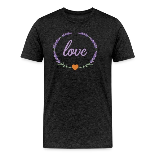 Lavender Love - Men's Premium Organic T-Shirt