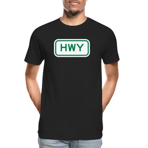 HighwayLogo 001 - Men's Premium Organic T-Shirt