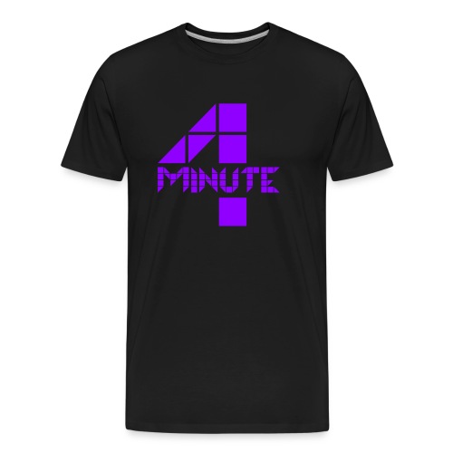 4Minute Logo in Purple Women's Hoodie - Men's Premium Organic T-Shirt