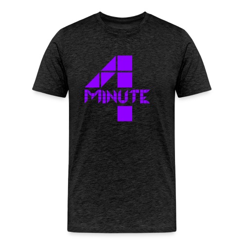 4Minute Logo in Purple Women's Hoodie - Men's Premium Organic T-Shirt