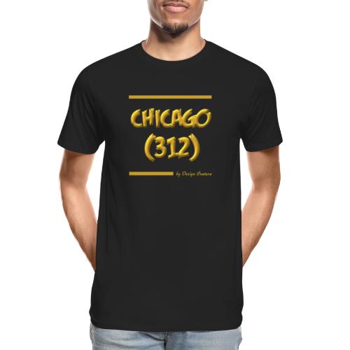 CHICAGO 312 GOLD - Men's Premium Organic T-Shirt