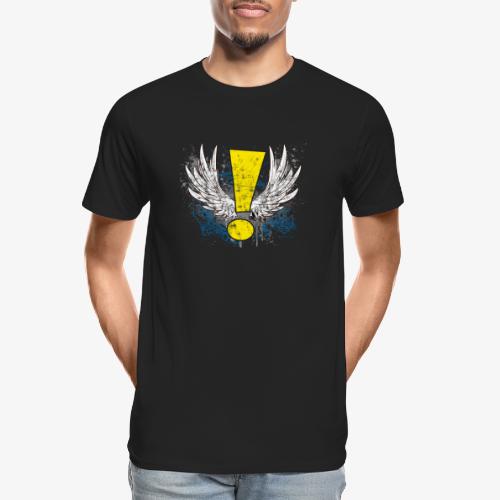 Winged Whee! Exclamation Point - Men's Premium Organic T-Shirt