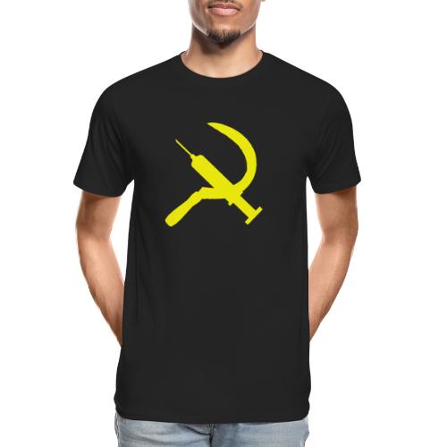 COVID 1984 communism - Men's Premium Organic T-Shirt