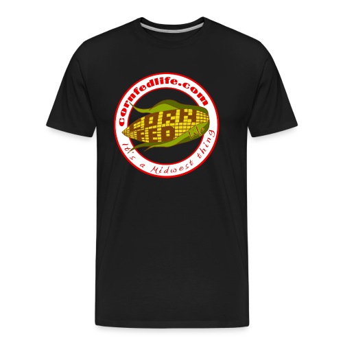 Corn Fed Circle - Men's Premium Organic T-Shirt
