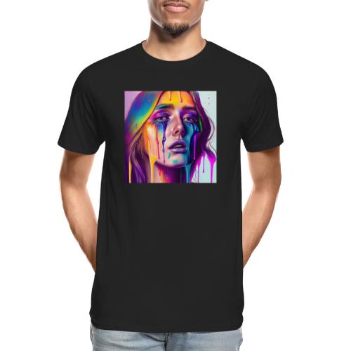 What are you looking at? - Emotionally Fluid 1 - Men's Premium Organic T-Shirt