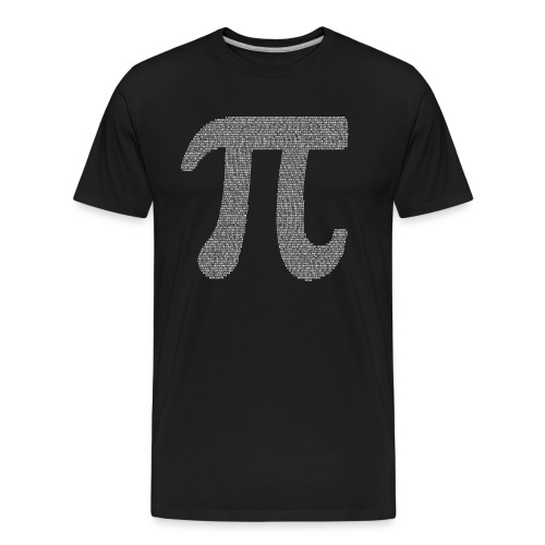 Pi 3.14159265358979323846 Math T-shirt - Men's Premium Organic T-Shirt