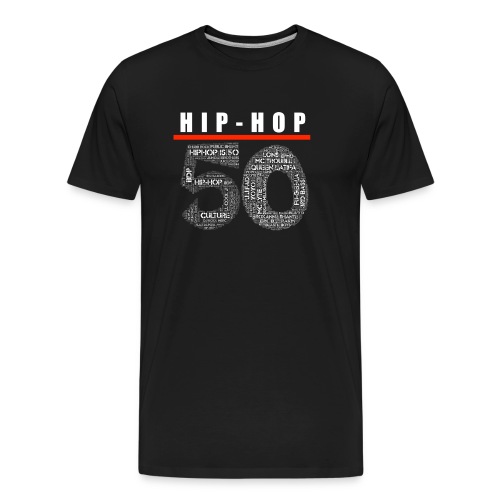 hip hop is 50 [fv] - Men's Premium Organic T-Shirt