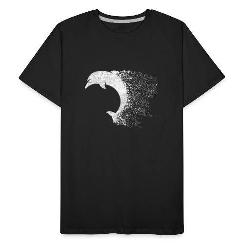 South Carolina Dolphin in White - Men's Premium Organic T-Shirt