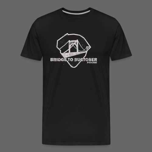 Bridge to Buctober Logo White - Men's Premium Organic T-Shirt