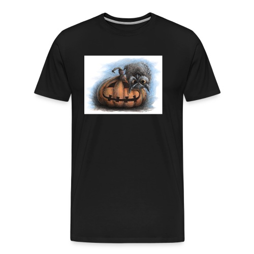Halloween Owl - Men's Premium Organic T-Shirt