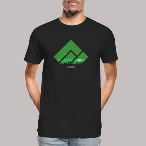 Manjaro Circuit Logo v2 - Men's Premium Organic T-Shirt