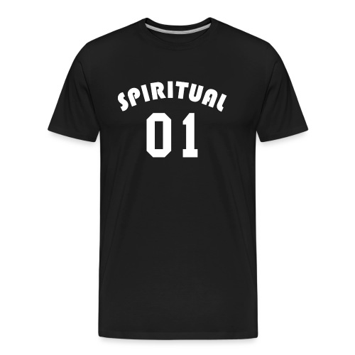 Spiritual 01 - Team Design (White Letters) - Men's Premium Organic T-Shirt