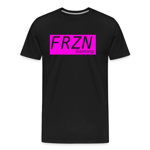 FRZN_Pink - Men's Premium Organic T-Shirt