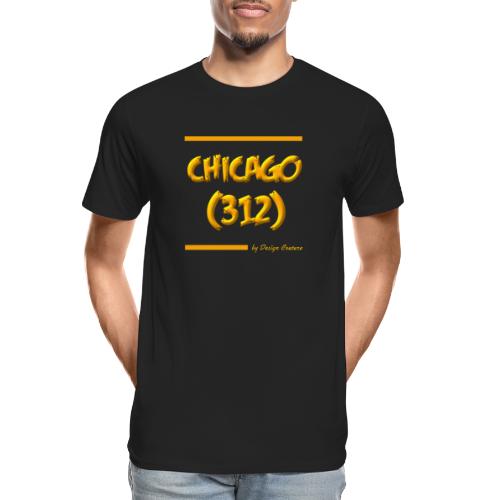 CHICAGO 312 ORANGE - Men's Premium Organic T-Shirt