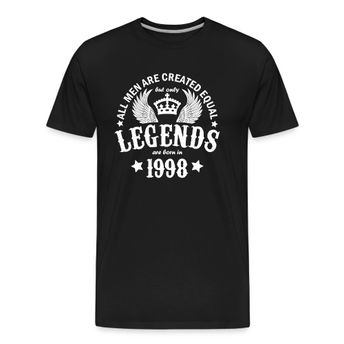 Legends are Born in 1998 - Men's Premium Organic T-Shirt