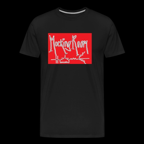 RED SQUIGGLE - Men's Premium Organic T-Shirt