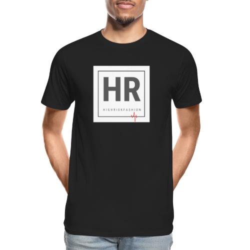 HR - HighRiskFashion Logo Shirt - Men's Premium Organic T-Shirt
