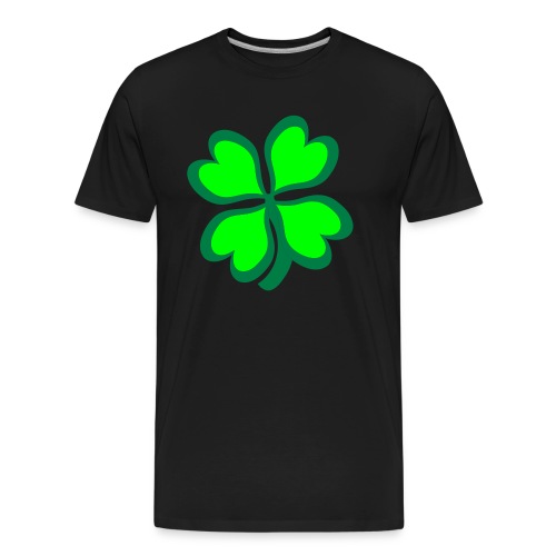 4 leaf clover - Men's Premium Organic T-Shirt