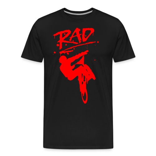 RAD BMX Bike Grafitti 80s Movie Radical T shirts - Men's Premium Organic T-Shirt