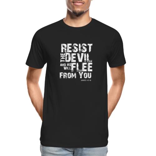 Resist the Devil - Men's Premium Organic T-Shirt