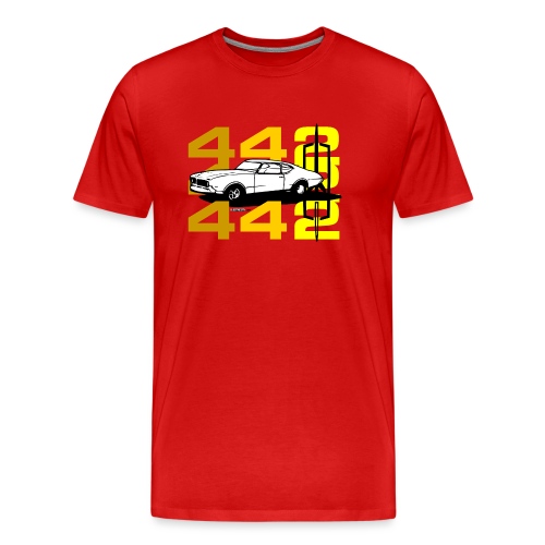 auto_oldsmobile_442_002a - Men's Premium Organic T-Shirt
