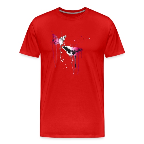 Dripping Butterflies - Men's Premium Organic T-Shirt