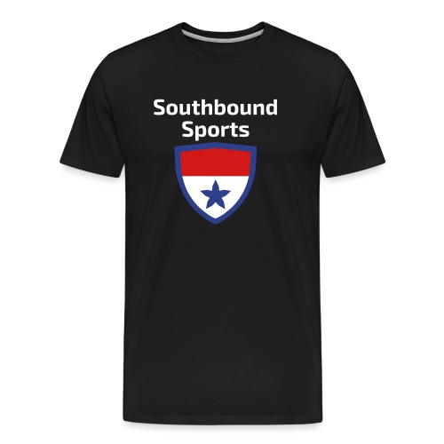 The Southbound Sports Shield Logo. - Men's Premium Organic T-Shirt