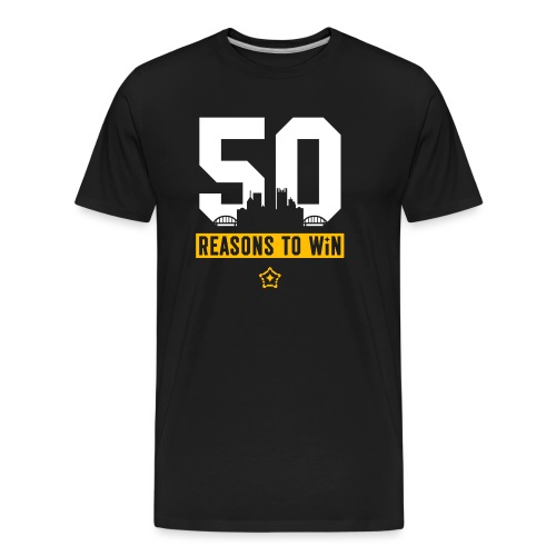 50reasons_final.png - Men's Premium Organic T-Shirt