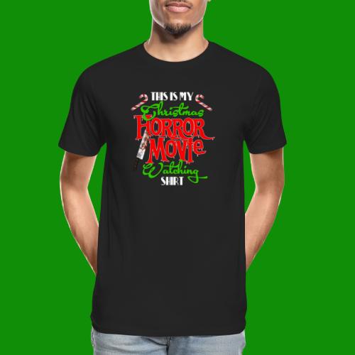 Christmas Horrow Movie Watching Shirt - Men's Premium Organic T-Shirt