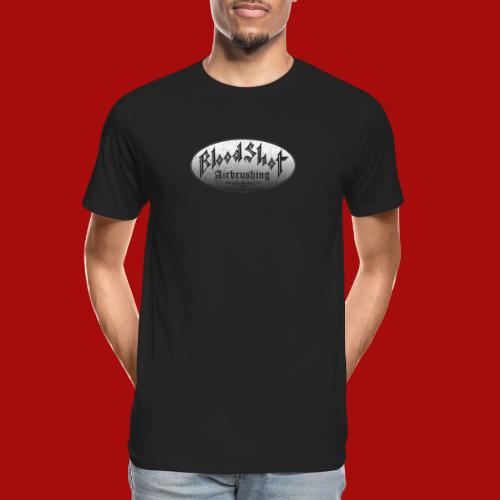 BloodShot Airbrushing Logo - Men's Premium Organic T-Shirt