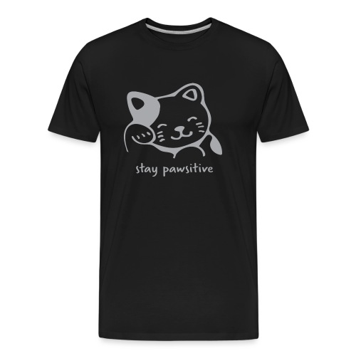 Stay Pawsitive - Men's Premium Organic T-Shirt