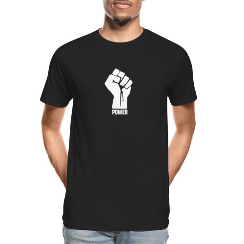 Black Power Fist - Men's Premium Organic T-Shirt