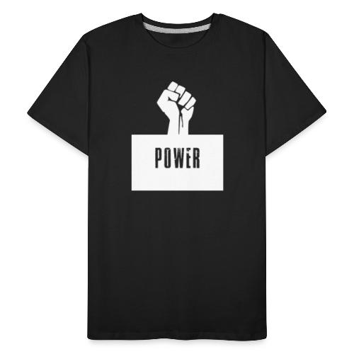 Black Power Fist - Men's Premium Organic T-Shirt