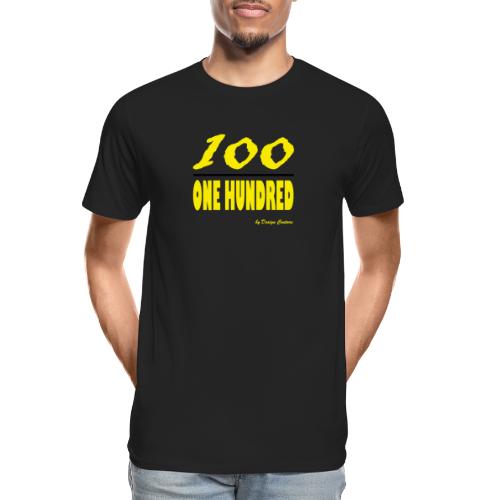 ONE HUNDRED YELLOW - Men's Premium Organic T-Shirt