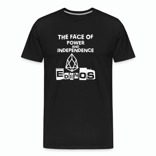 TSHIRT THE FACE OF POWER N INDEPENDENCE - Men's Premium Organic T-Shirt