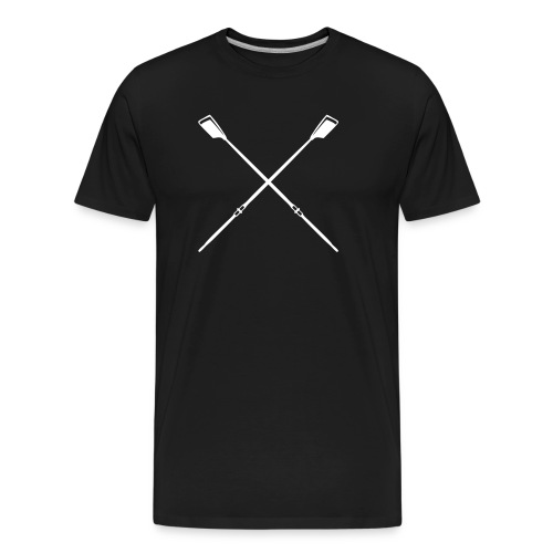 ROW crew oars design for crew team - Men's Premium Organic T-Shirt