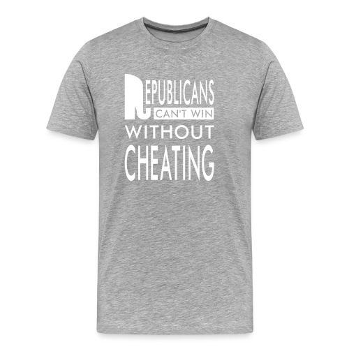 Republicans Always Cheat T-shirts - Men's Premium Organic T-Shirt