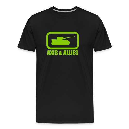 Tank Logo with Axis & Allies text - Multi-color - Men's Premium Organic T-Shirt