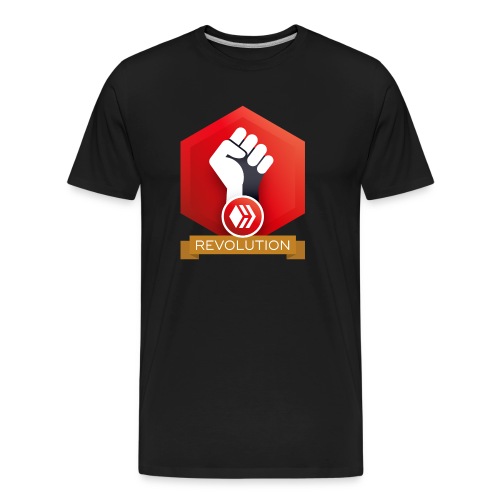 Hive Revolution Banner - Men's Premium Organic T-Shirt