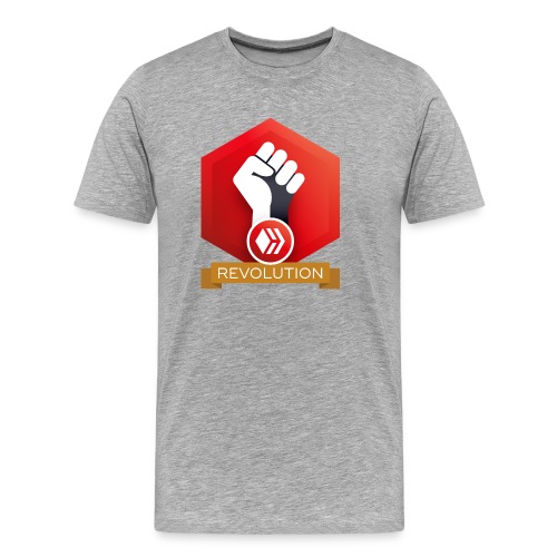 Hive Revolution Banner - Men's Premium Organic T-Shirt
