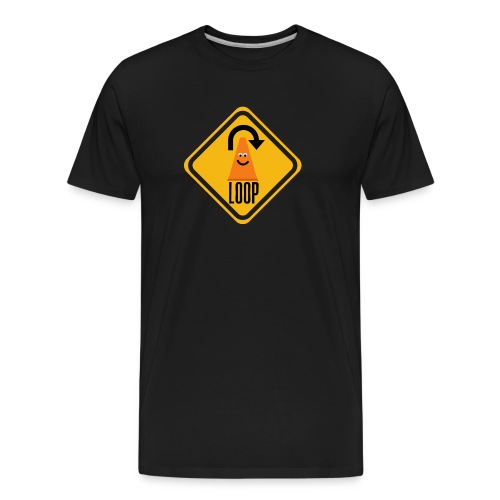Coney’s Loop Sign - Men's Premium Organic T-Shirt