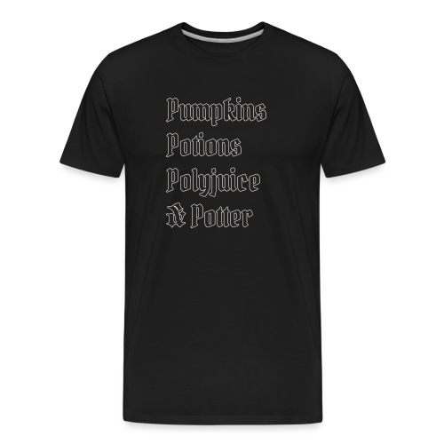 Pumpkins Potions Polyjuice & Potter - Men's Premium Organic T-Shirt
