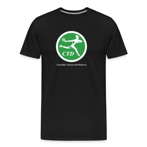 Cannabis Transworld Delivery - Green-White - Men's Premium Organic T-Shirt