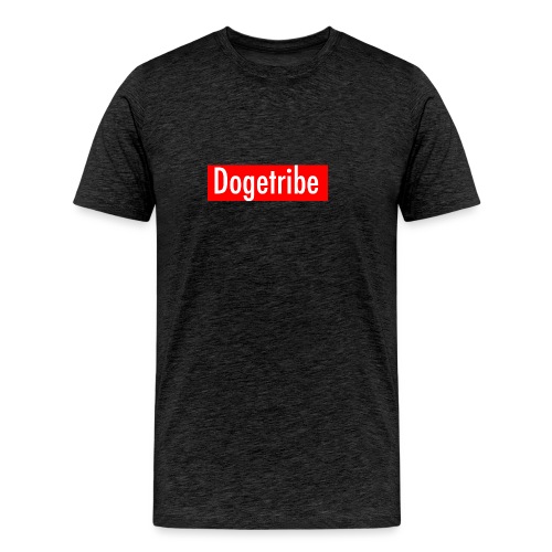 Dogetribe red logo - Men's Premium Organic T-Shirt