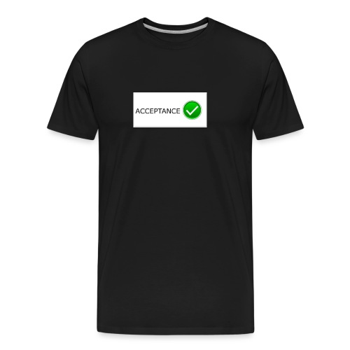 accpetnace_logo - Men's Premium Organic T-Shirt